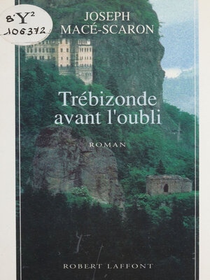 cover image of Trébizonde avant l'oubli